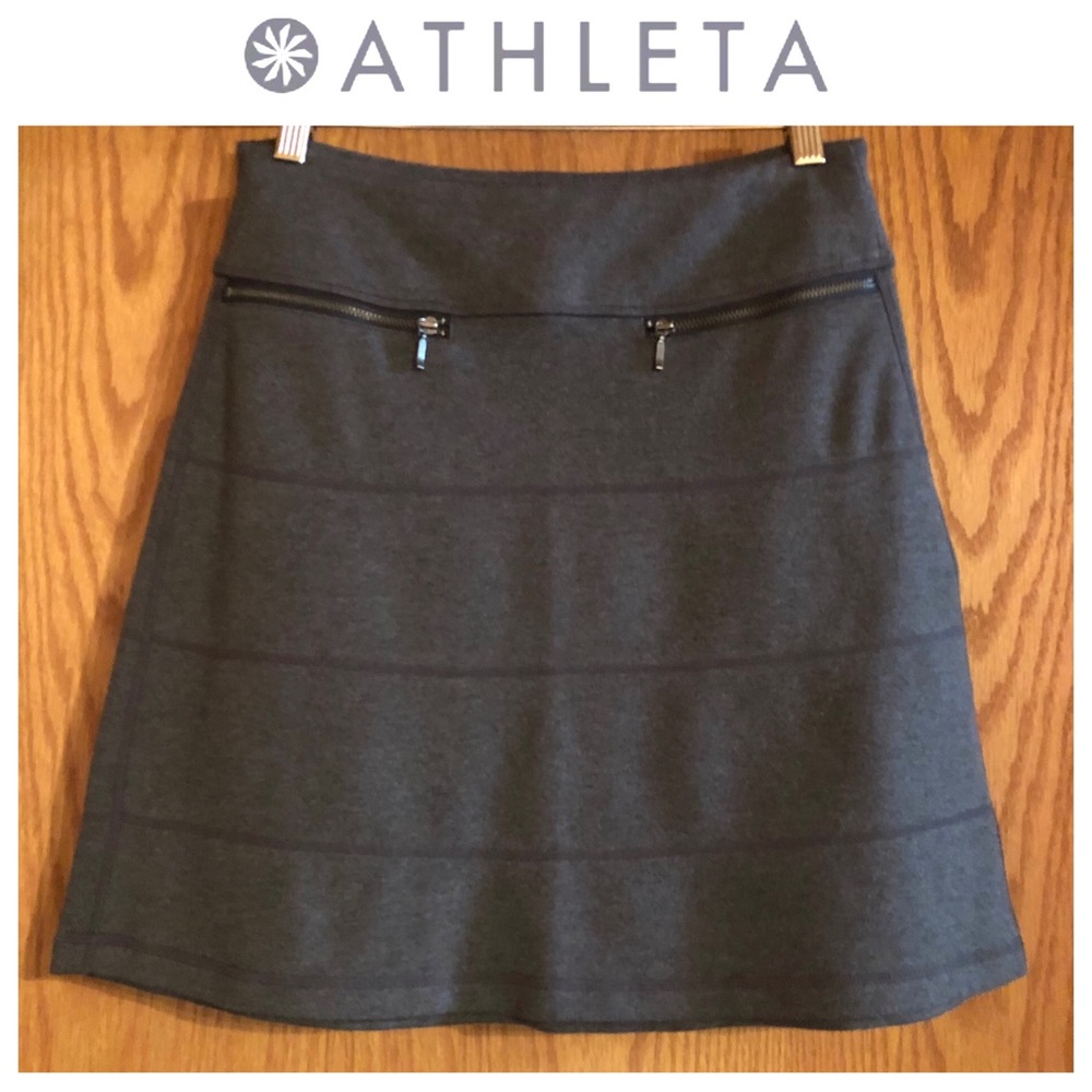 Athleta Strata Grey Skirt XS